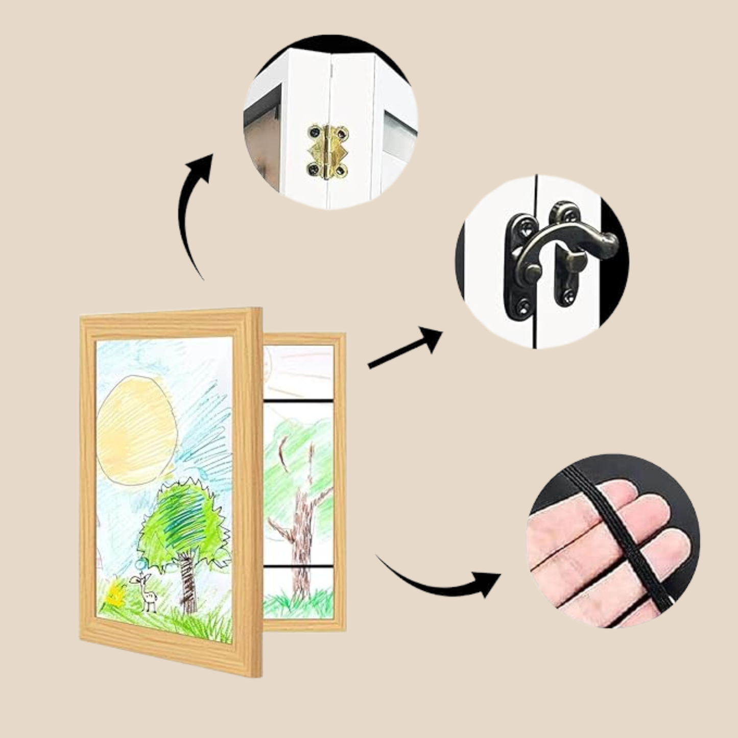 Kids Photo Frame for Paintings