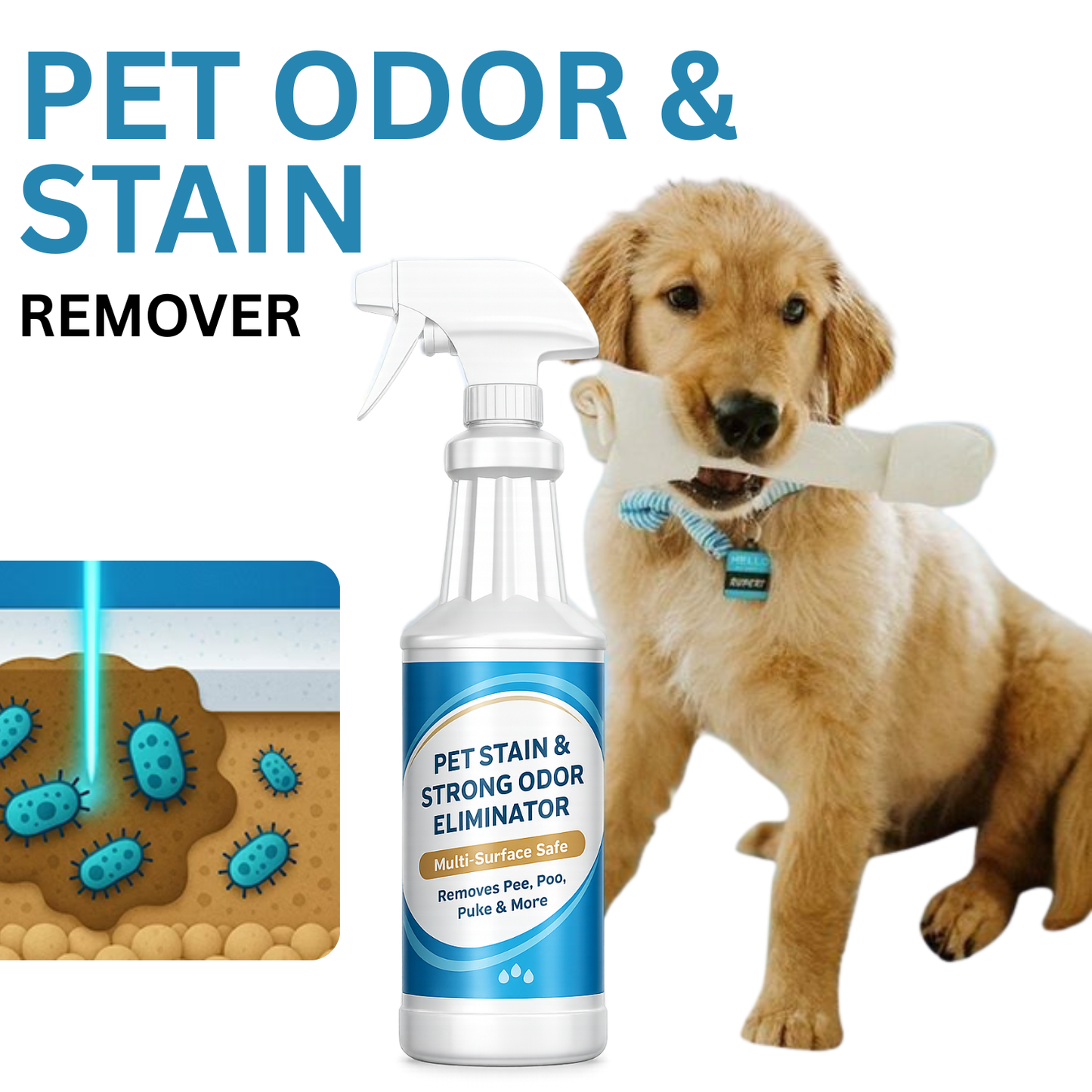 Pet Stain & Strong Odor Eliminator