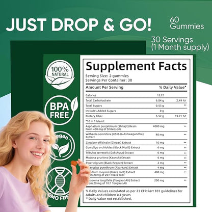 10 in 1 Alpha Gummies Shilajit