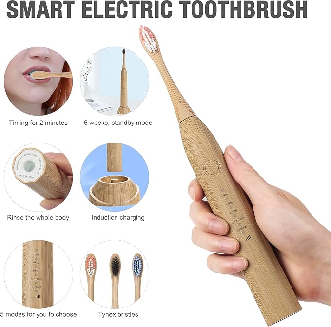 Bamboo Sonic Electric Toothbrush