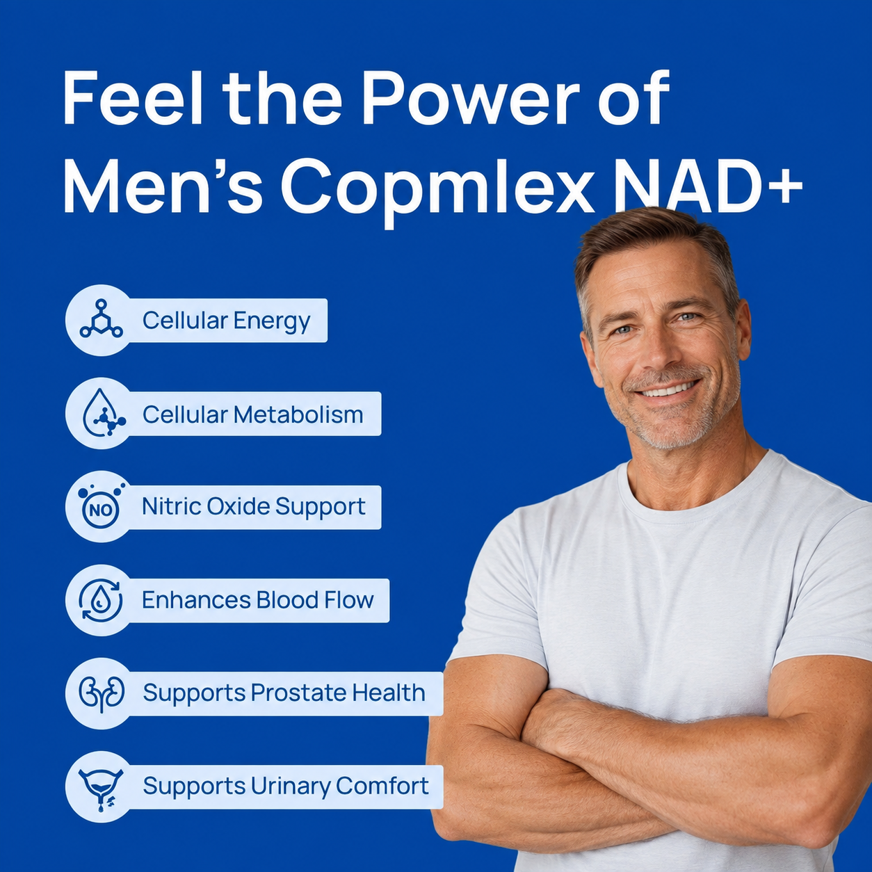 Vantique NAD+ Supplement for Men