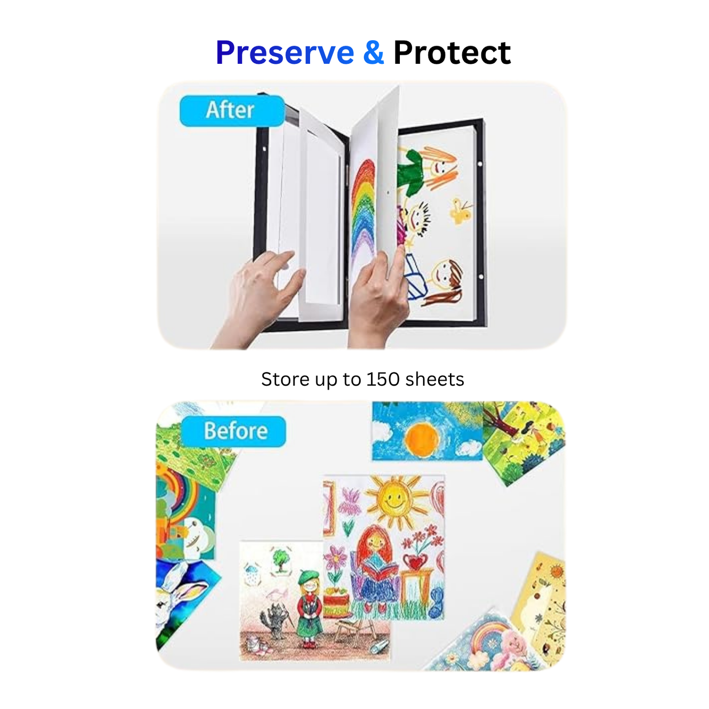Kids Photo Frame for Paintings